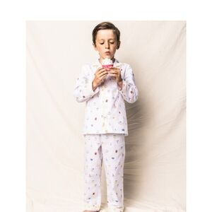 Petite Plume Kids Pajamas Size 6 Birthday Wishes Unisex White Yellow